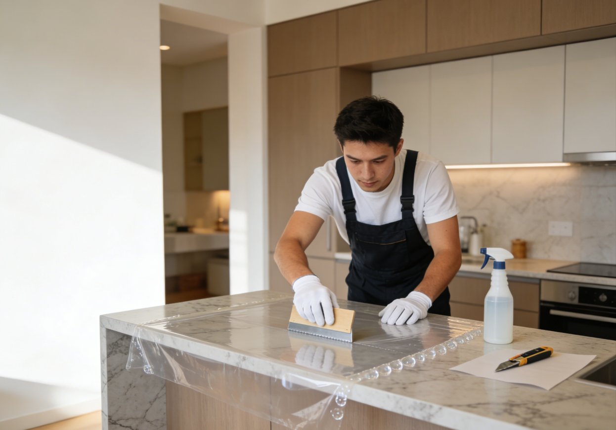 家居贴膜技术培训